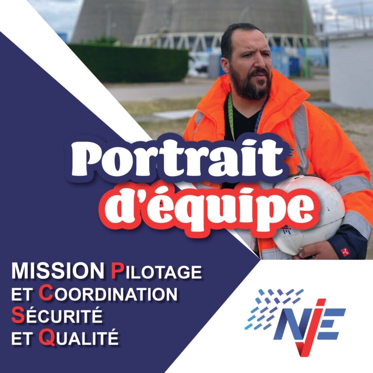 Saïd SBAA, responsable de site nucléaire au CNPE du Bugey chez NJE – visuel Portrait d'équipe