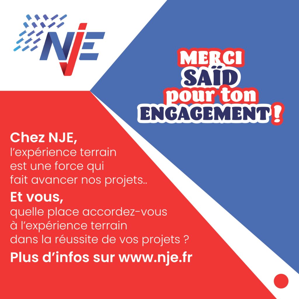 NJE – Merci Saïd pour ton engagement : l'expérience terrain au service des projets